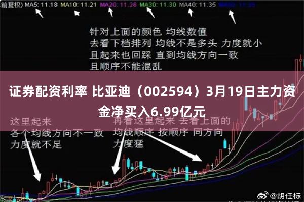 证券配资利率 比亚迪（002594）3月19日主力资金净买入6.99亿元