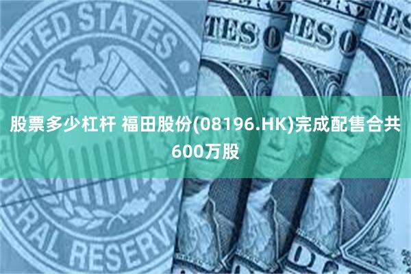 股票多少杠杆 福田股份(08196.HK)完成配售合共600万股