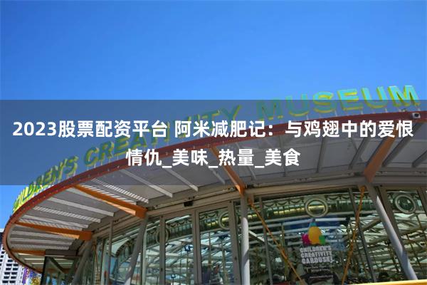 2023股票配资平台 阿米减肥记：与鸡翅中的爱恨情仇_美味_热量_美食